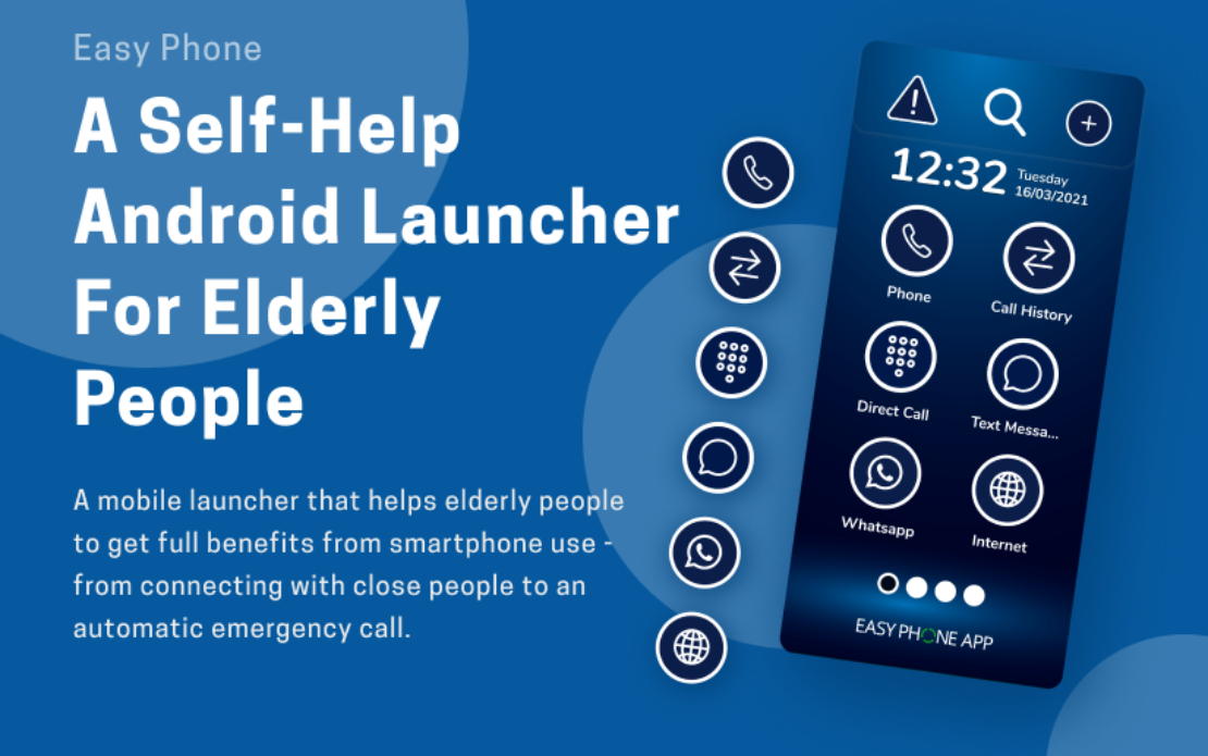 EasyPhone - Android Laucher for elderly people