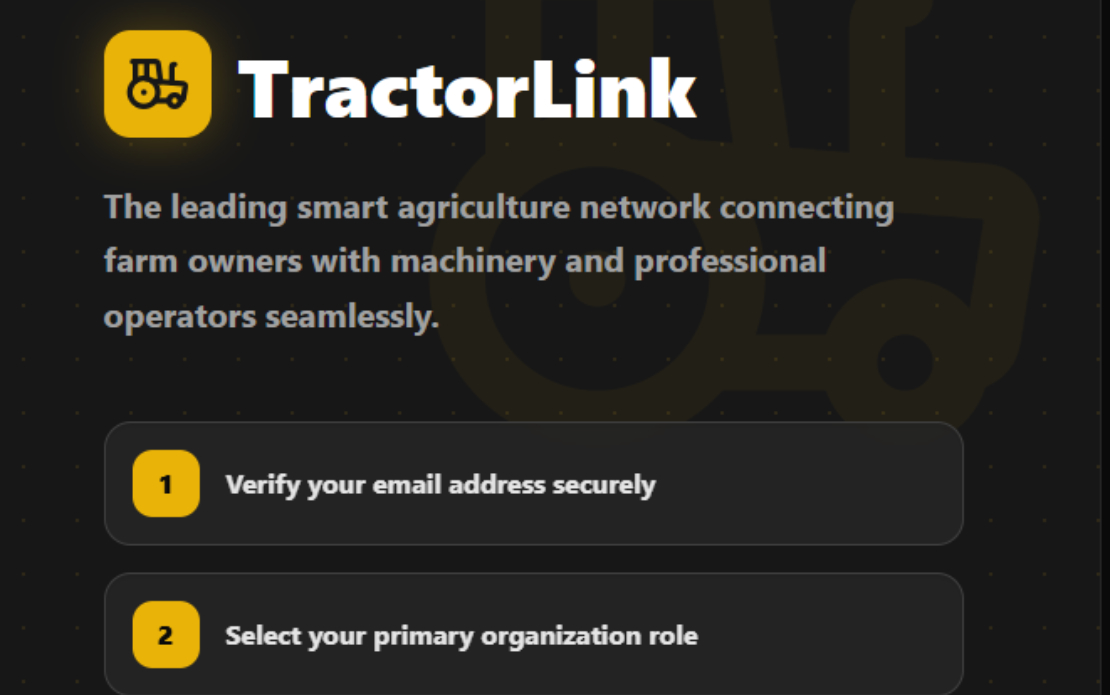 TractorLink – Agricultural Equipment Management Platform