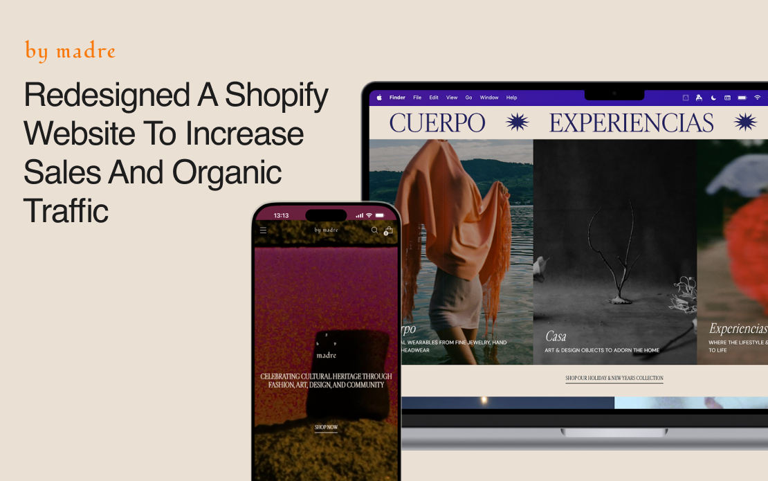 Shopify Theme Migration & UX Optimization for By Madre Store