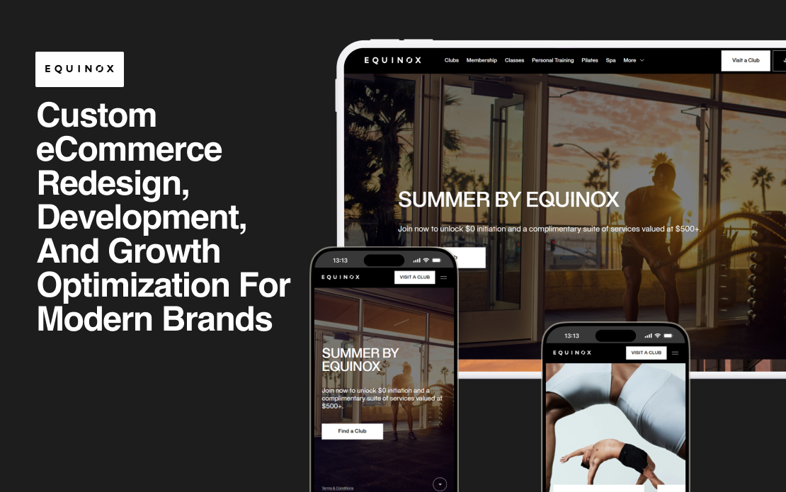 Shopify Store Design & Development for Equinox