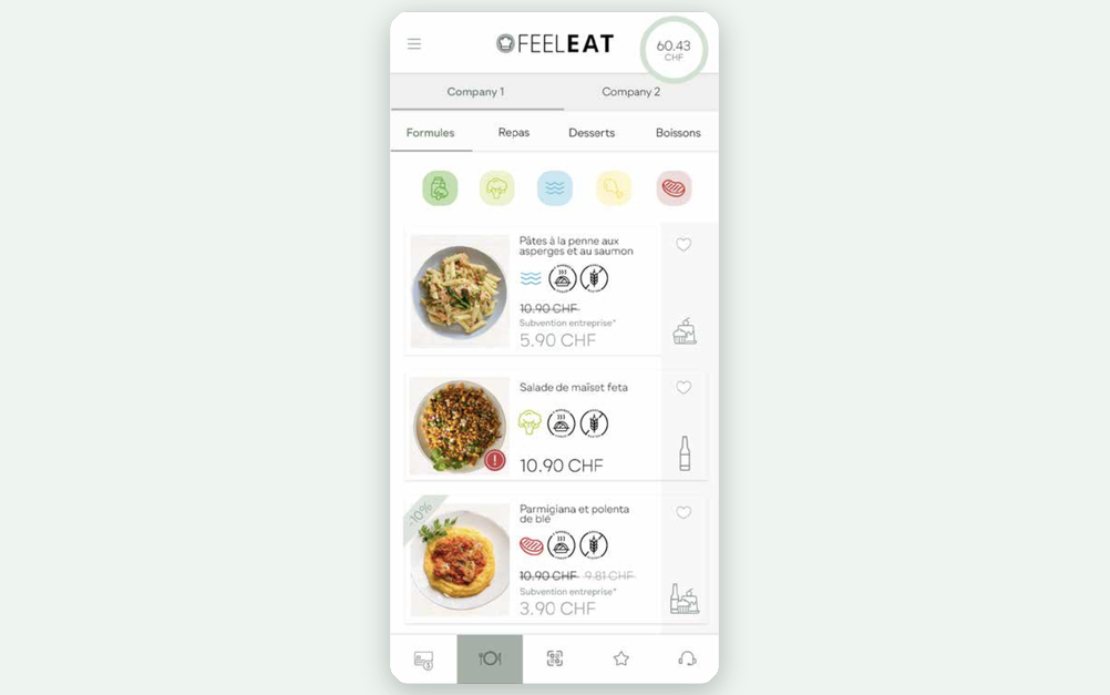 FeelEat Fresh Mobile App