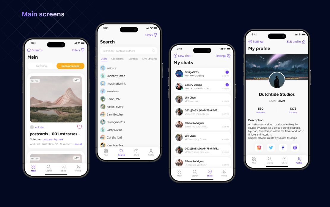 MetaStudio - Creator Platform & Live Streaming Mobile App