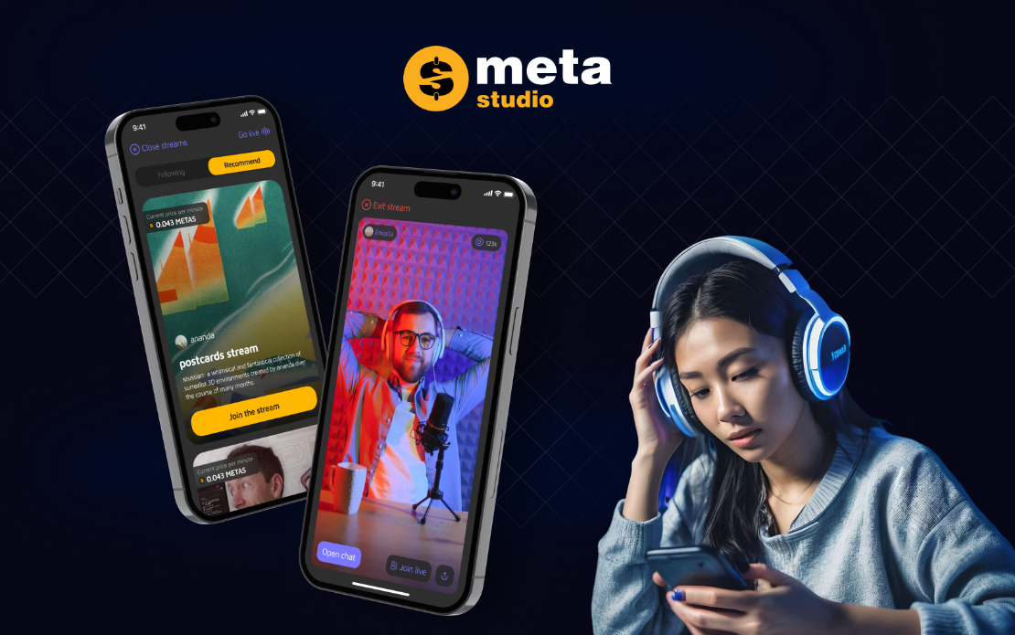 MetaStudio - Creator Platform & Live Streaming Mobile App