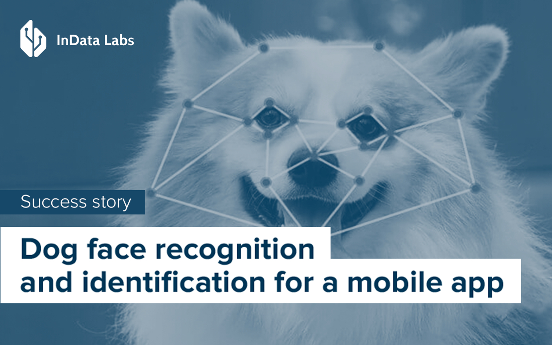 Dog face recognition and identification for a mobile app
