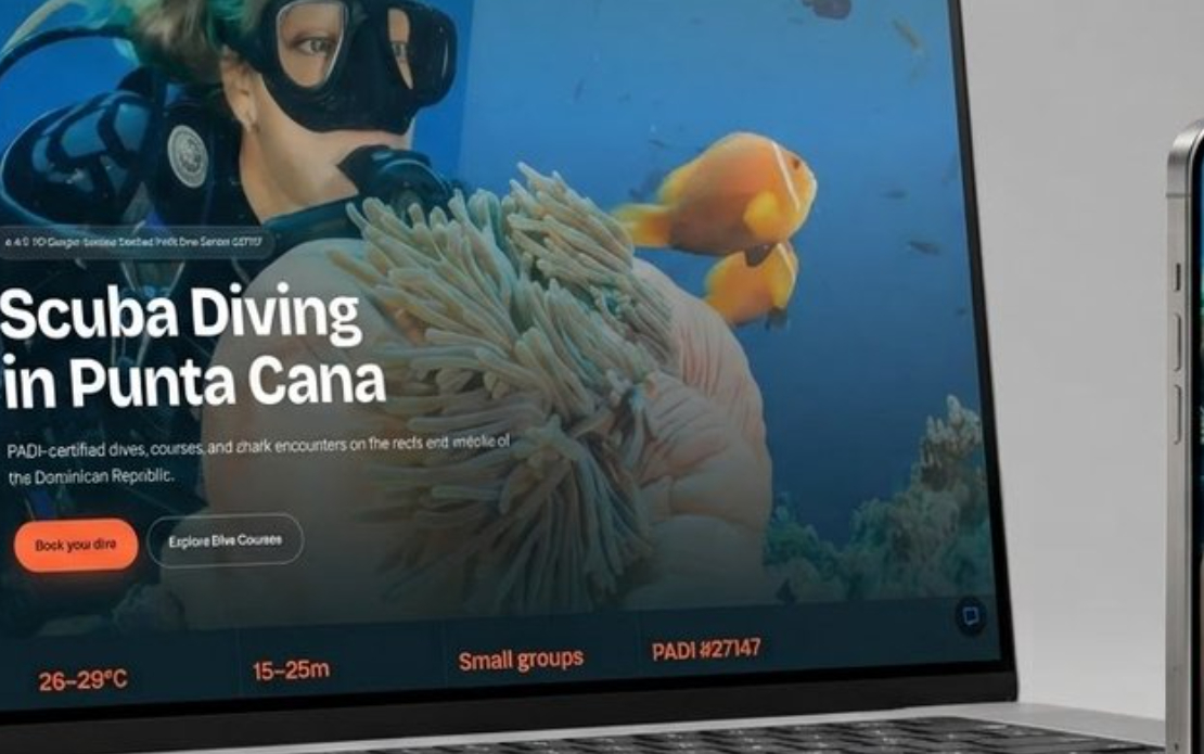 Scuba Diving Website with Online Booking & Payments