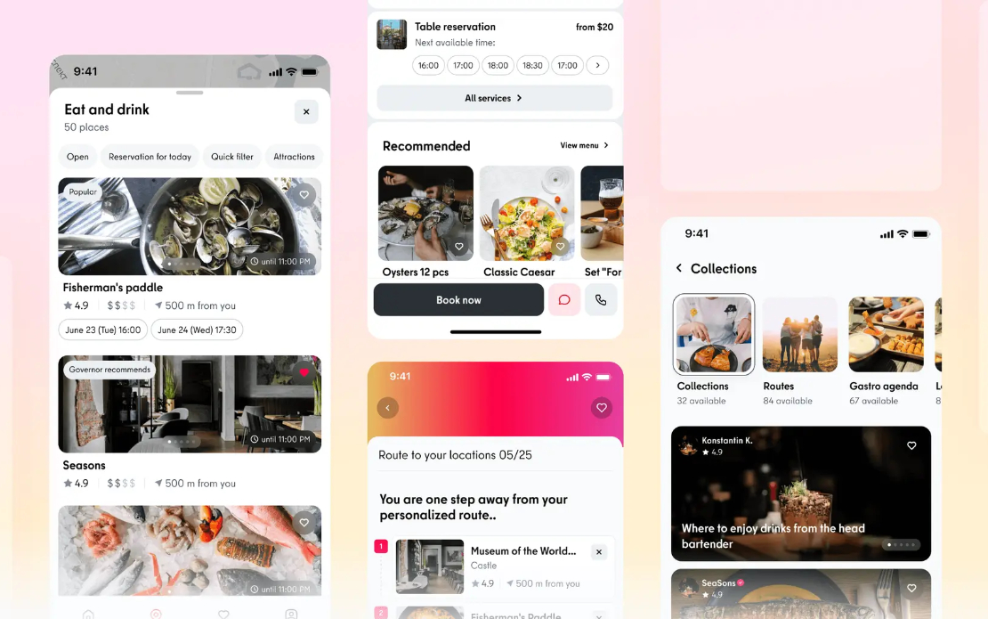 Mobile Gastro-Navigation App with AI Concierge