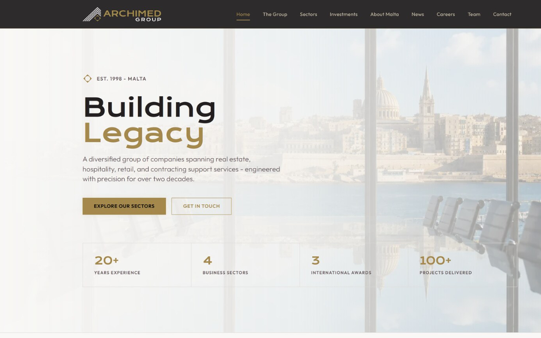 Archimed Group Corporate Website