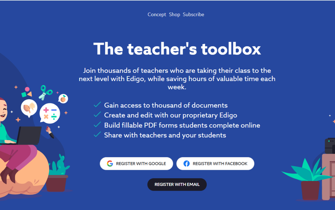 EdTech Design & Marketplace Platform for Edigo