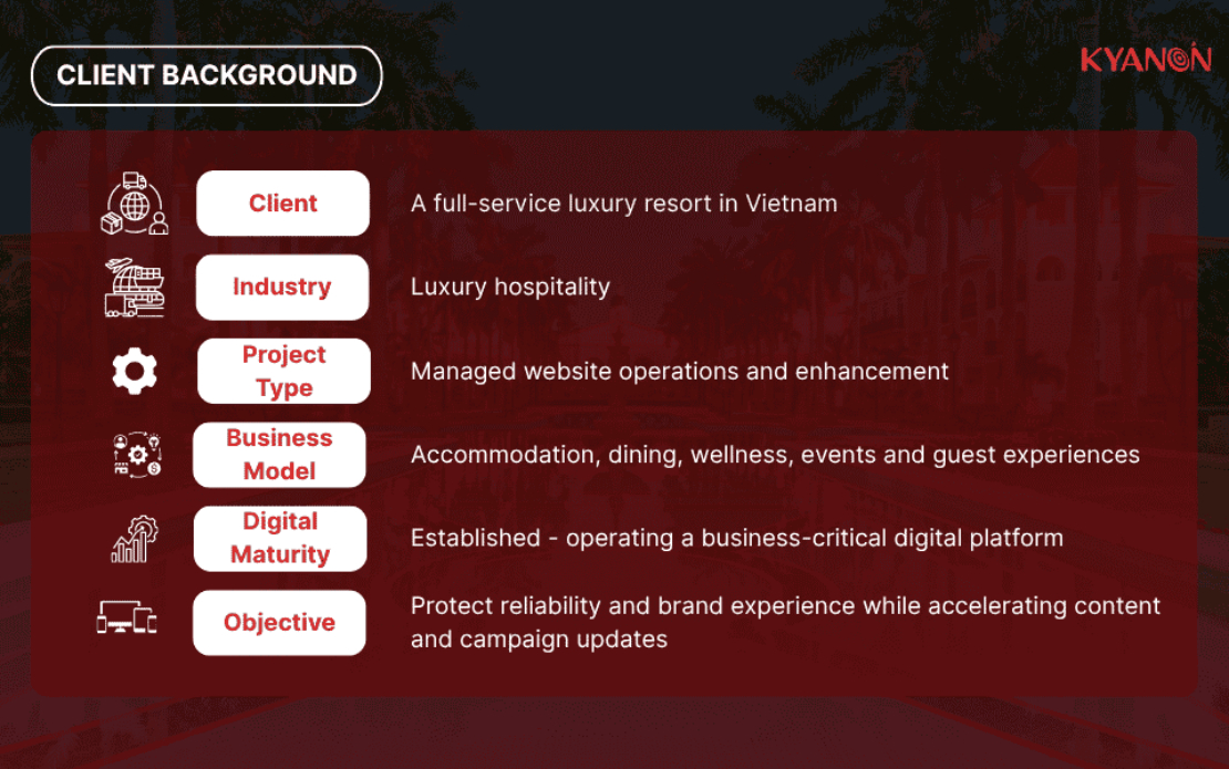 Managed Services Improve Reliability for a Full-Service Luxury Resort in Vietnam