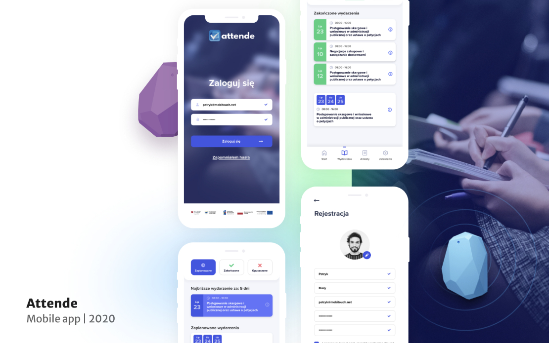 Business-oriented Mobile App Using Beacons