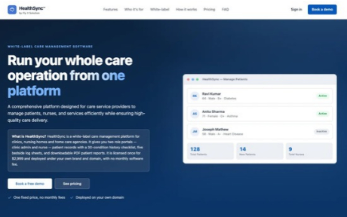 White Label Home Care Management Platform