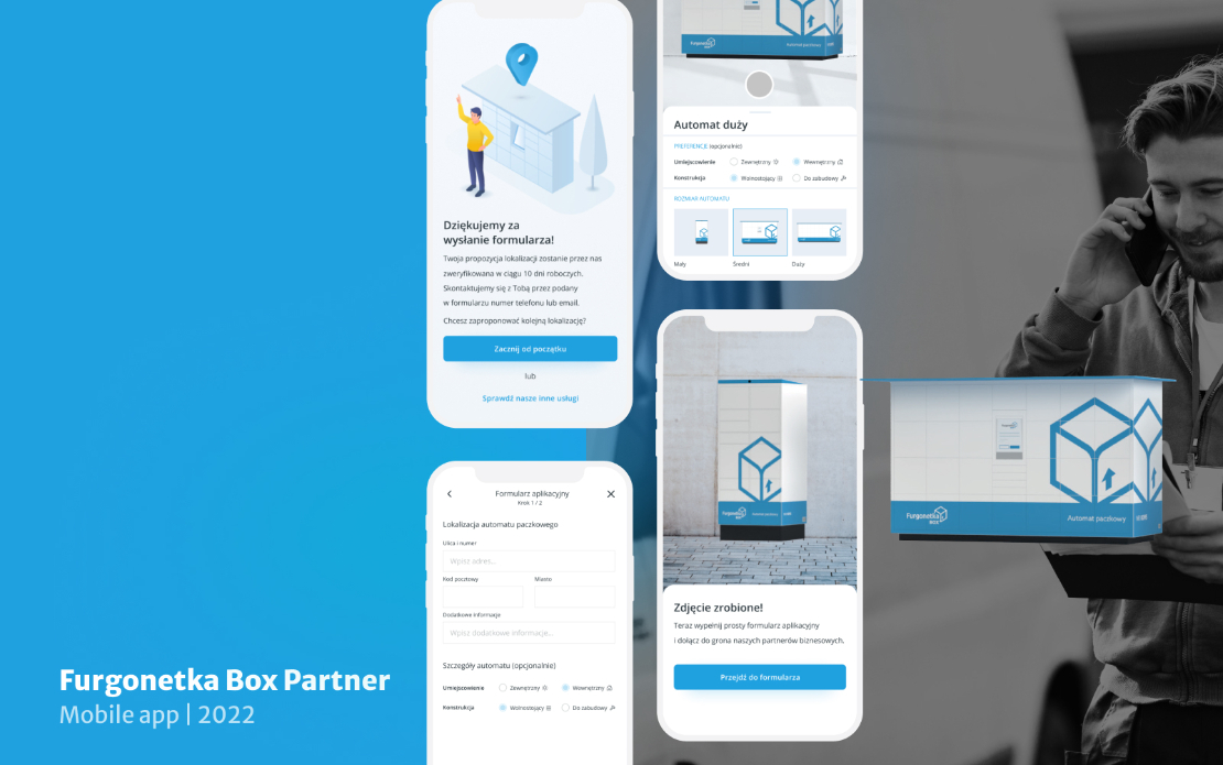 AR App for Reporting Locations for Parcel Machines