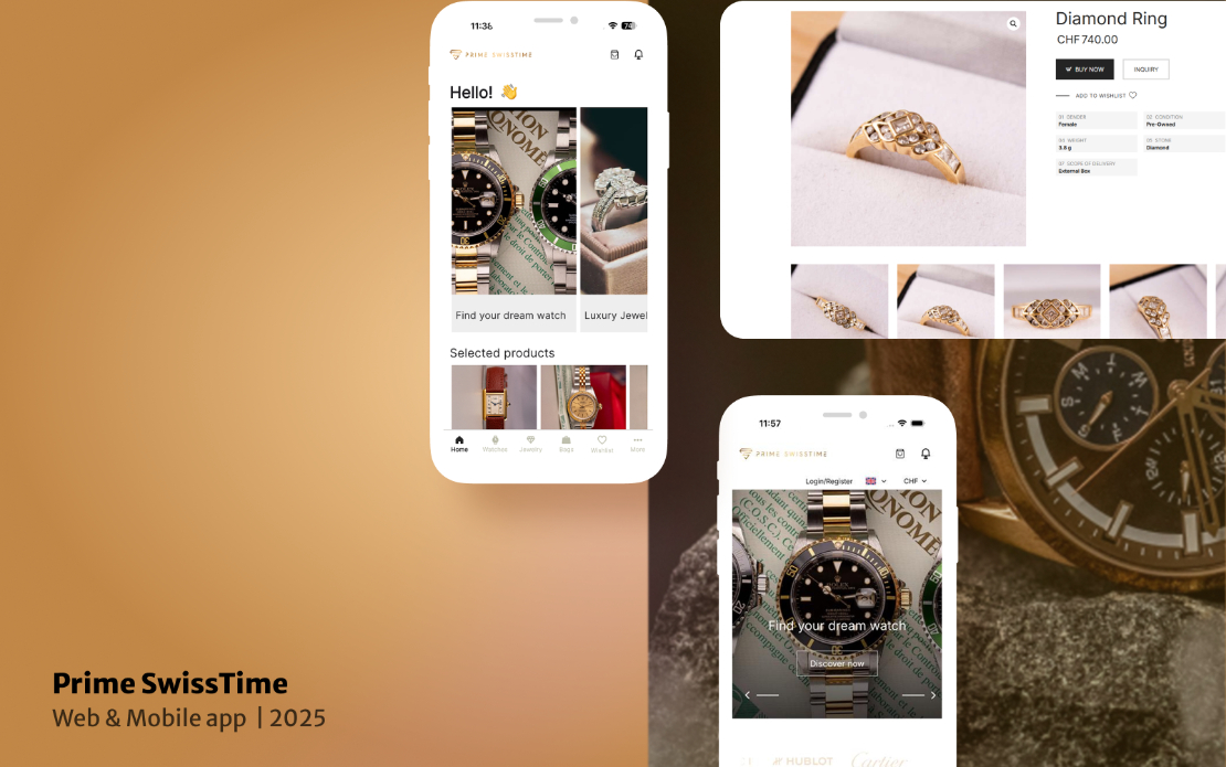 Web Shop and Mobile App for a Swiss E-Commerce