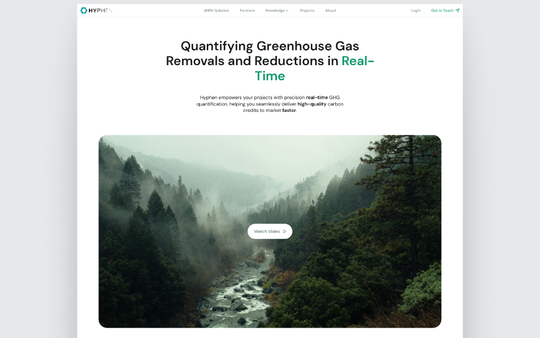 Hyphen: real-time carbon monitoring platform