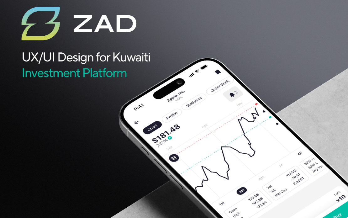 Mobile App UX/UI Design for Kuwaiti Investment Platform