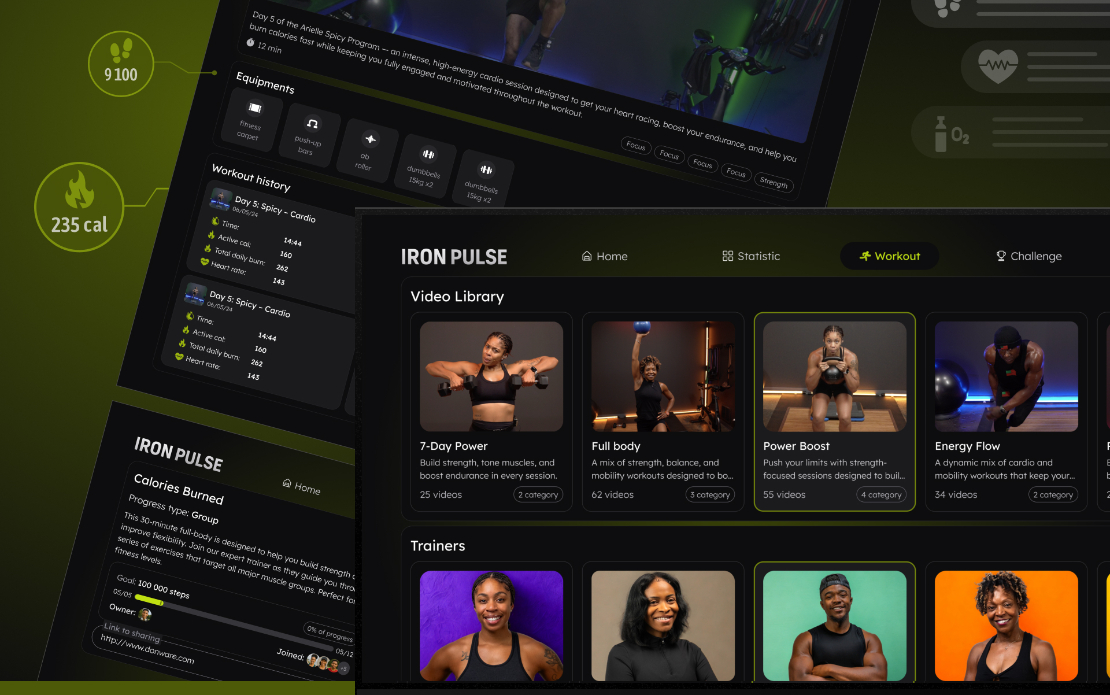 Iron Pulse - Native Apple TV Fitness App