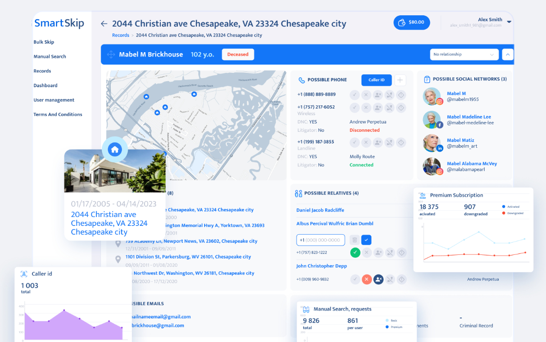 SmartSkip — Bulk skip‑tracing service for real estate professionals