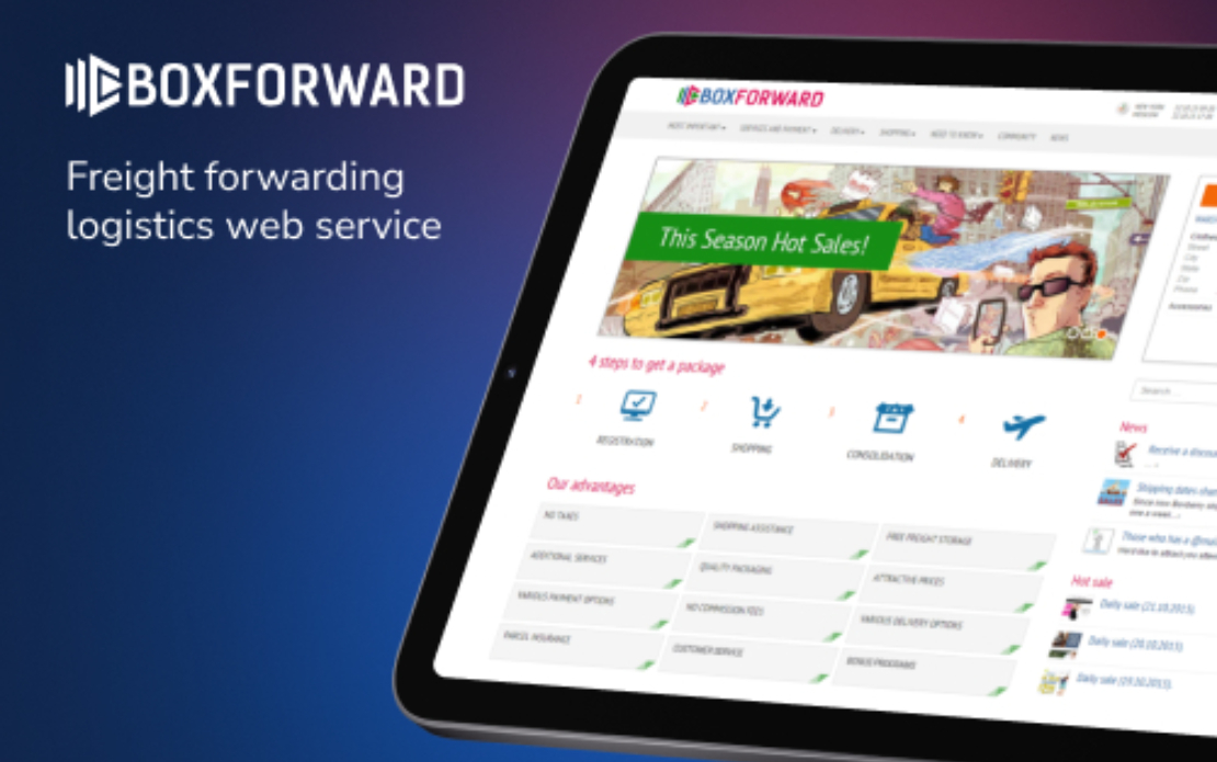 Boxforward: Freight Forwarding Logistics Web Service
