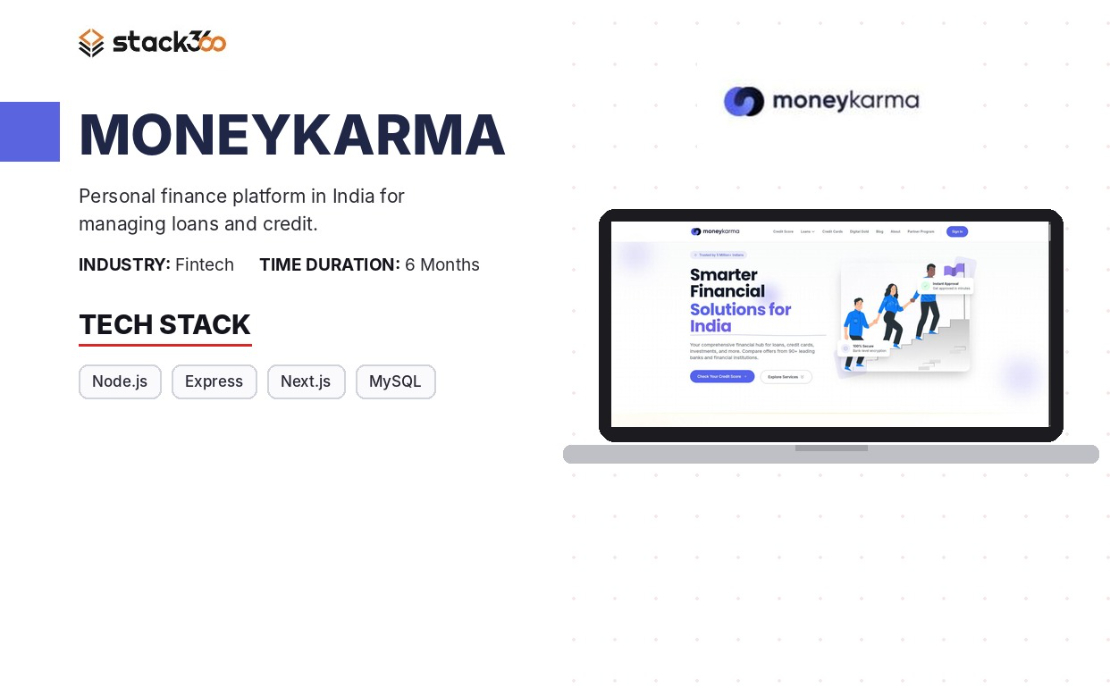 MoneyKarma: personal finance platform for India