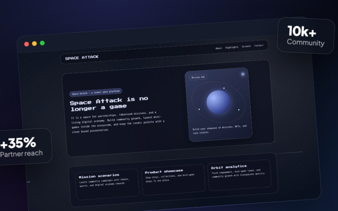 Space Attack: Web3 multiplayer shooter in Telegram