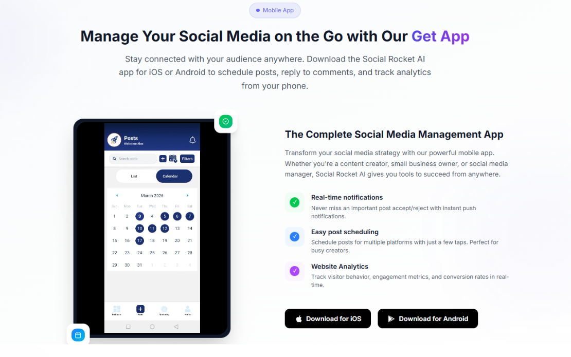Social Rocket AI | AI-Powered Social Media Management Platform
