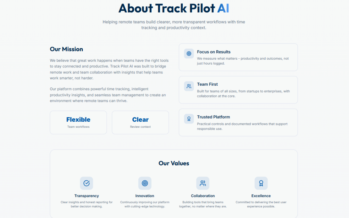 Track Pilot AI | Time Tracking & Monitoring SaaS Platform
