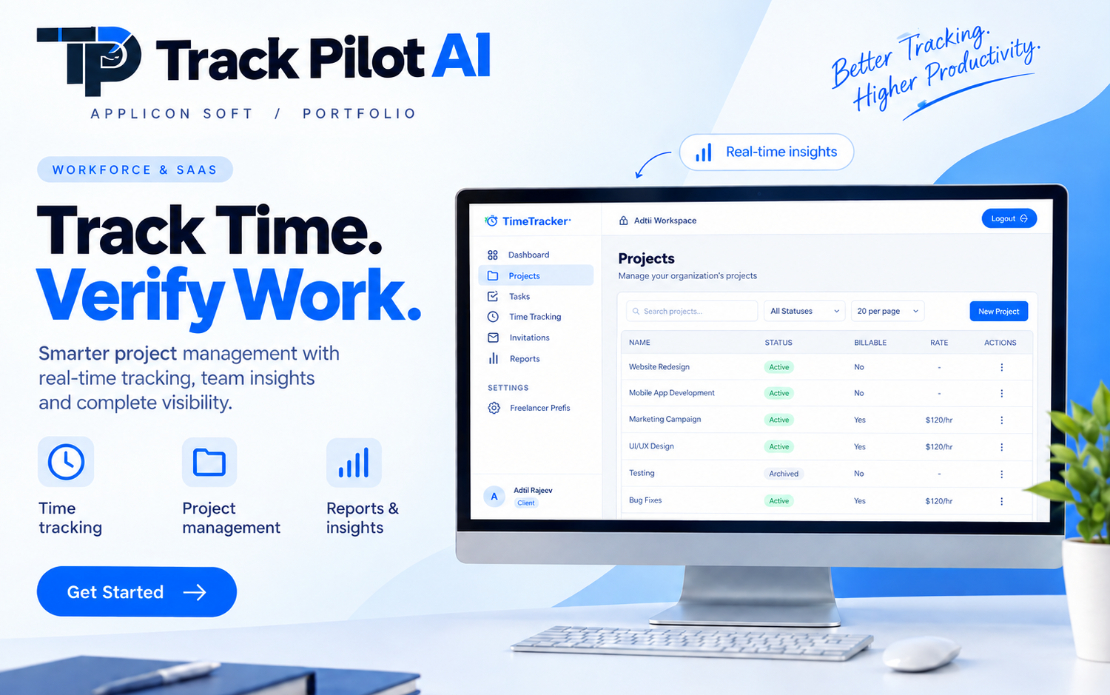 Track Pilot AI | Time Tracking & Monitoring SaaS Platform