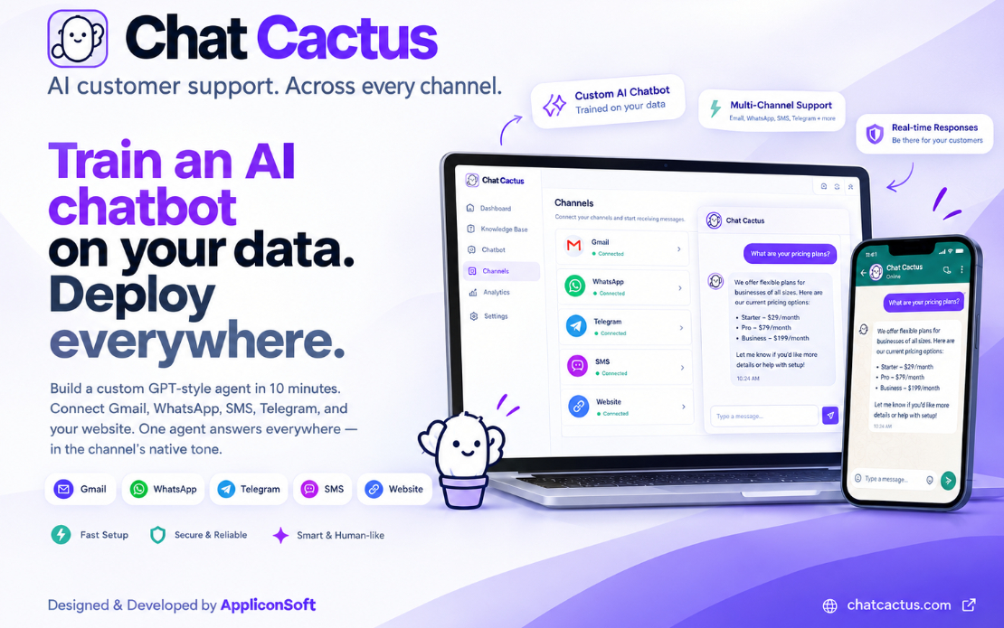 ChatCactus | AI Customer Support Platform