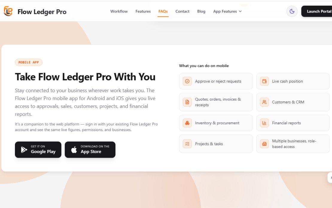 Flow Ledger Pro | Accounting & ERP Software