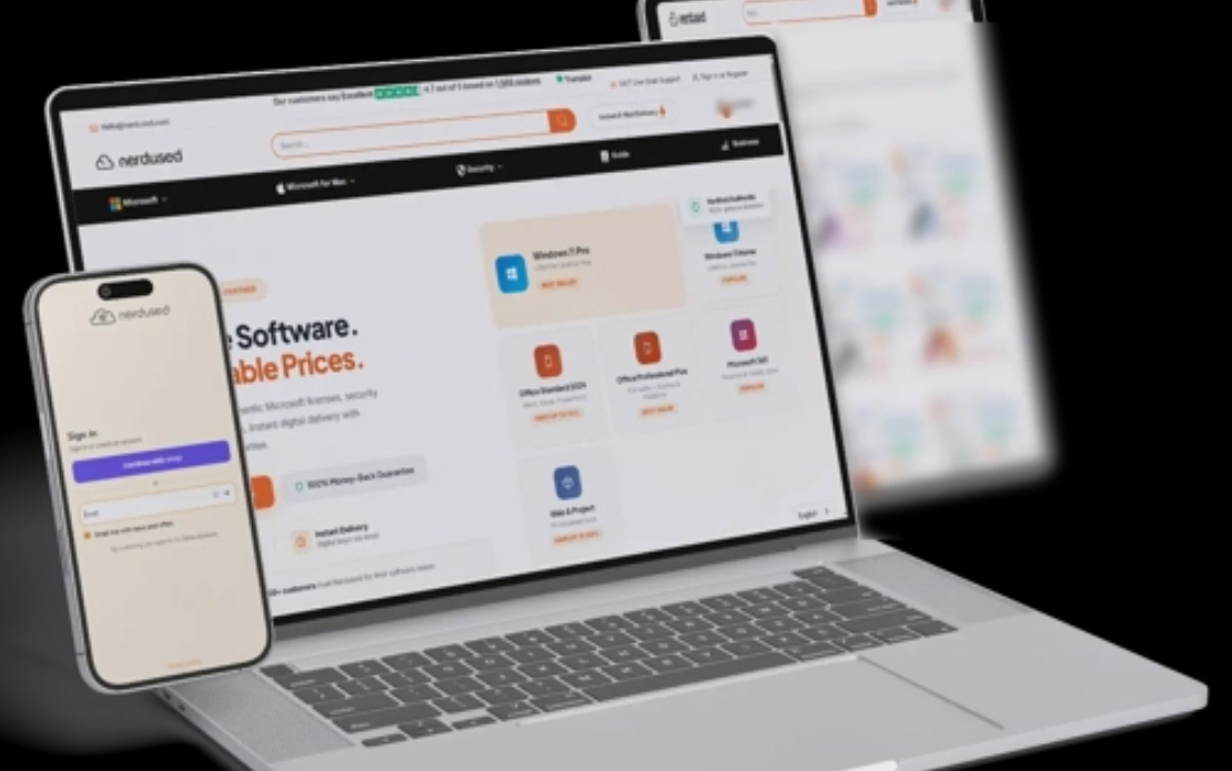 Nerdused software license store