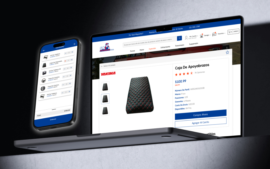 e-Commerce — Auto Parts Marketplace