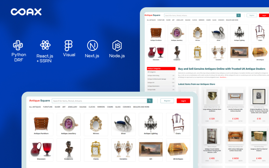 Antique e-commerce platform