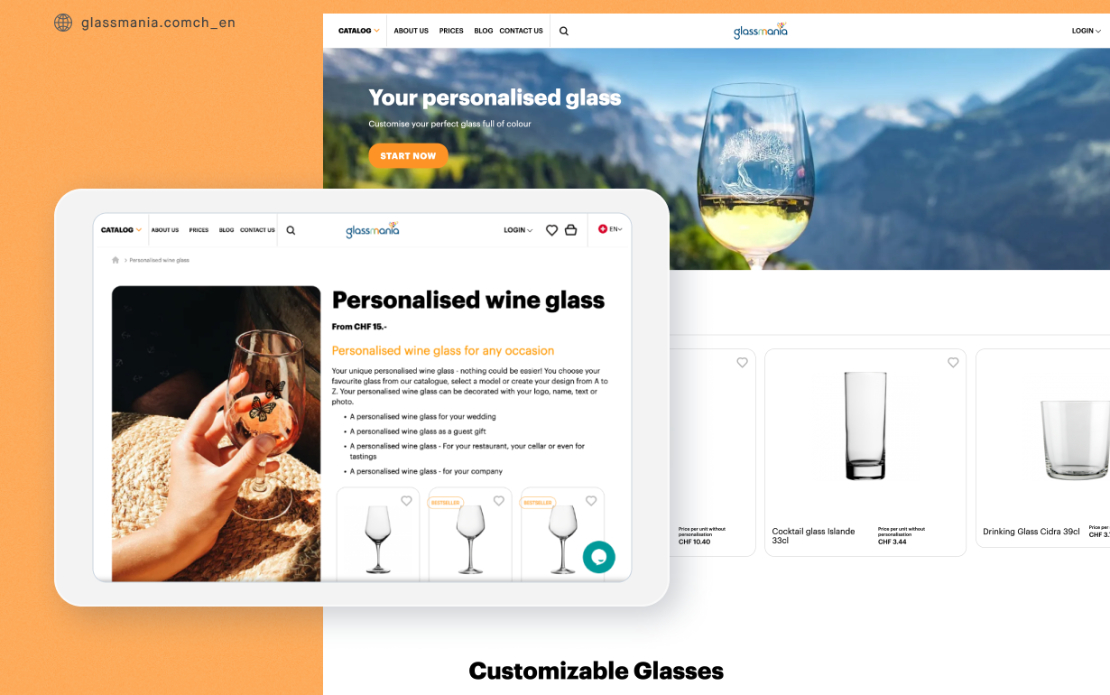 Rethinking Personalization for a Glassware Store
