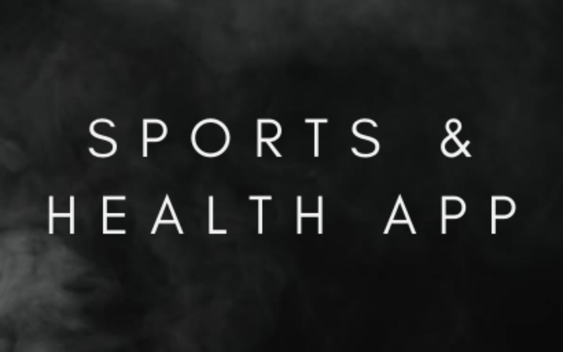 Sports and healthcare mobile app
