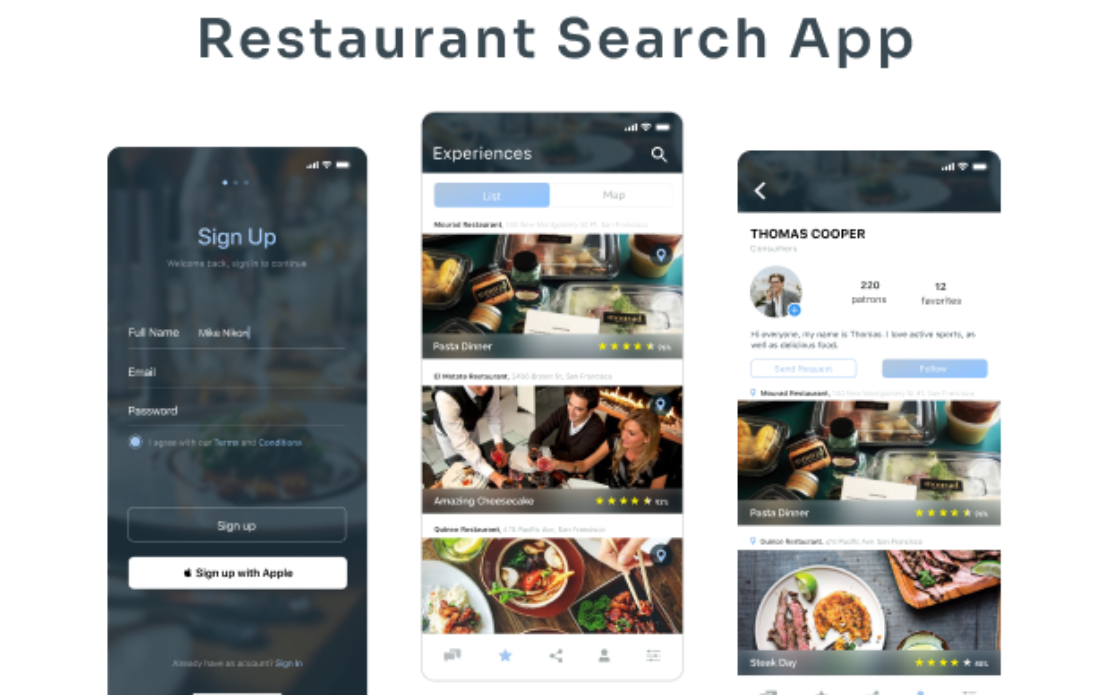 Restaurant Search Application