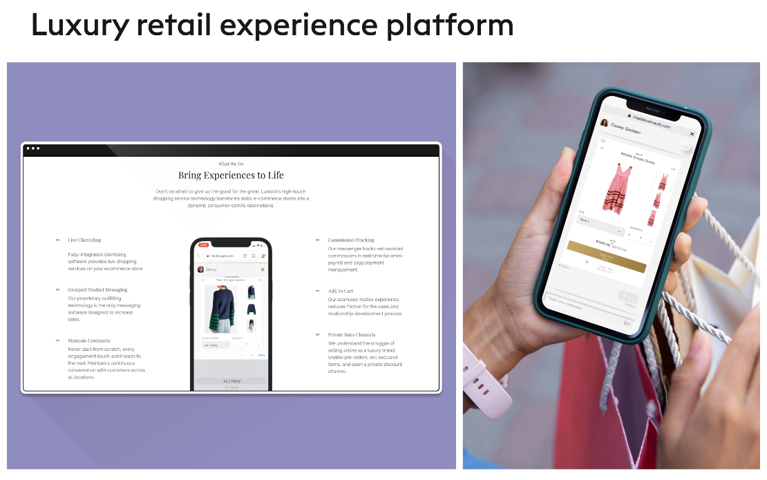 LuxLock - Luxury retail experience platform