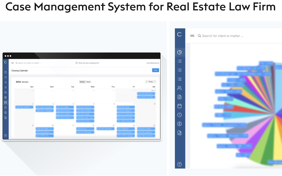 Cassin & Cassin CMMS - Case management system for Real Estate law firm