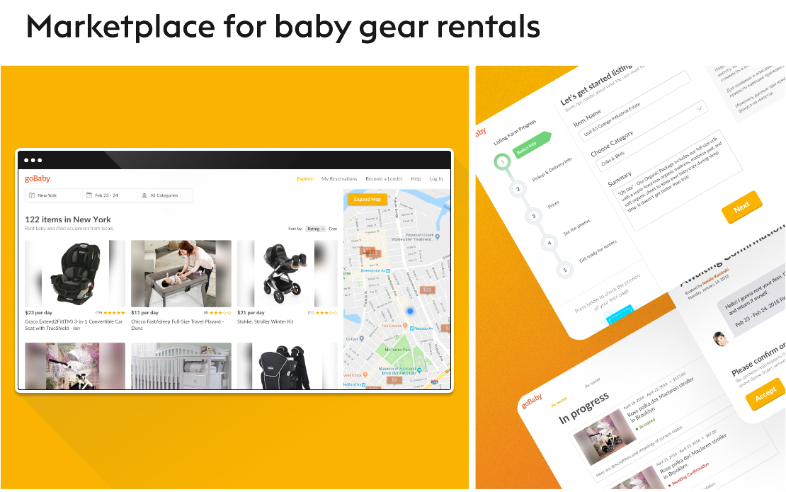 goBaby - Marketplace for baby gear rentals