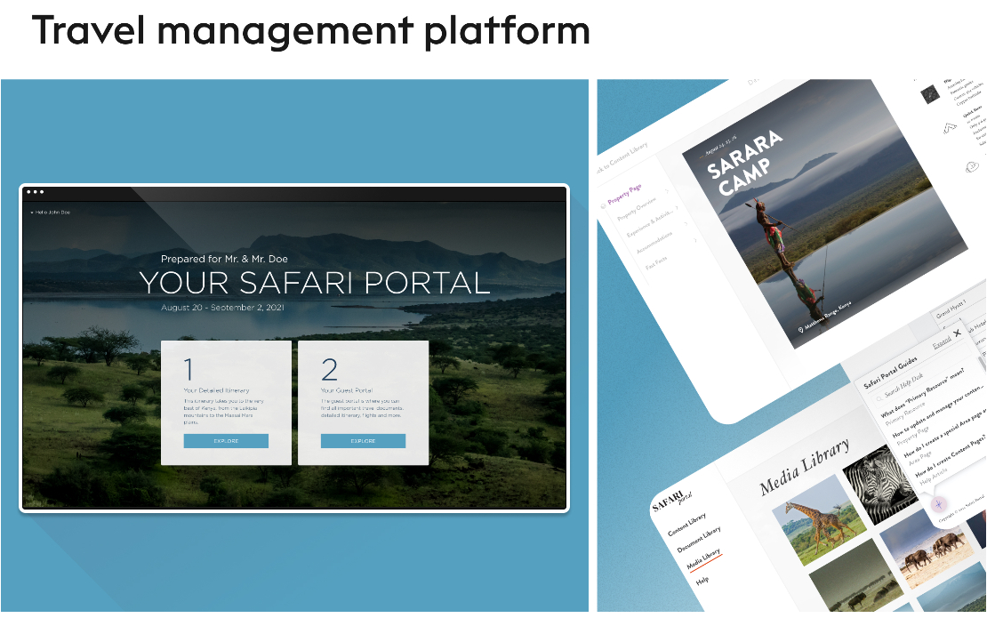 Safari Portal - Travel management platform