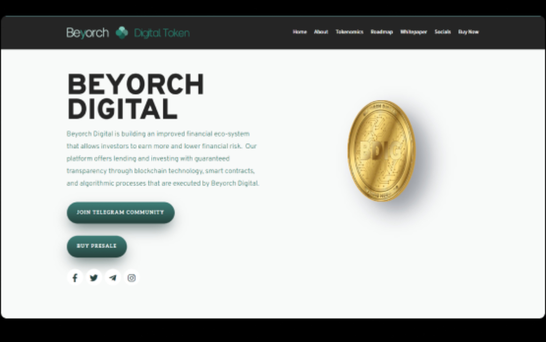 Beyorchdigital ICO Development