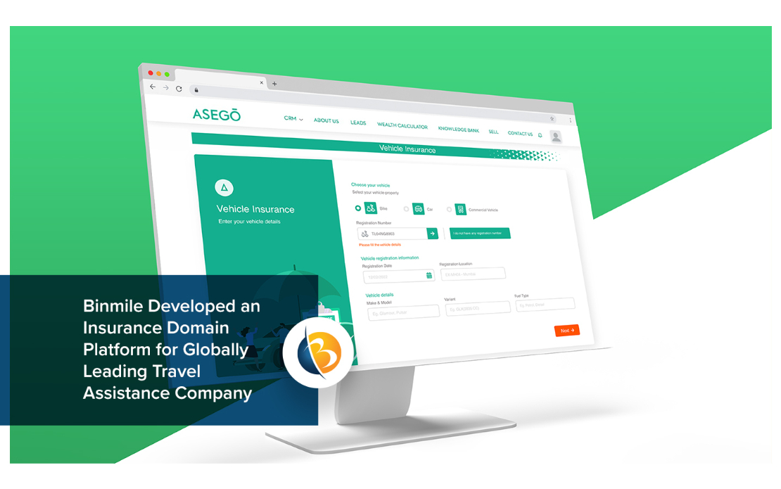 Binmile Developed an Insurance Domain Platform for Globally Leading Travel Assistance Company 