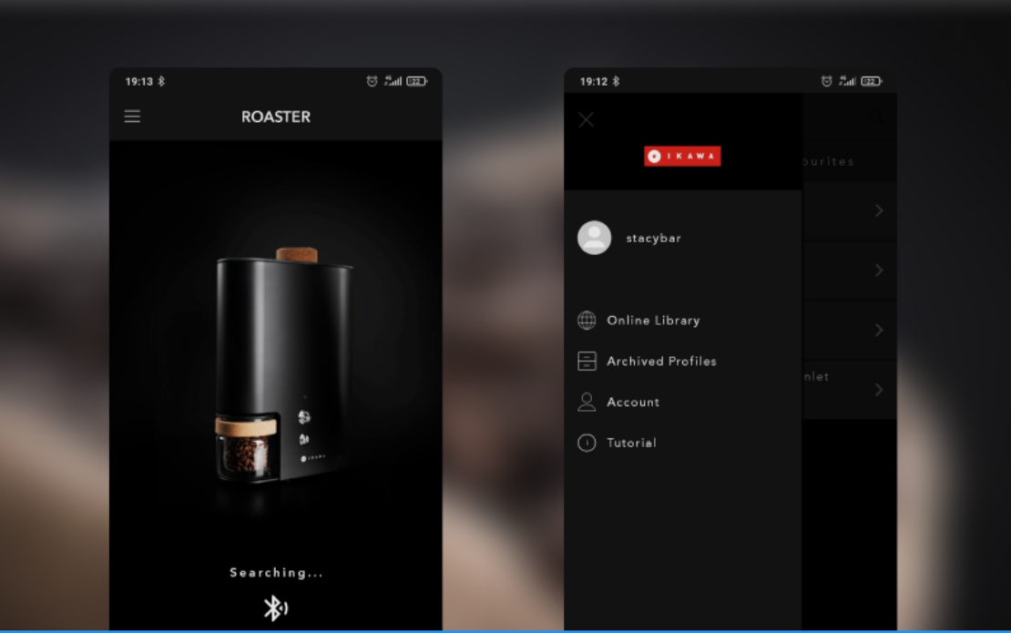 Coffee Roasting Mobile Apps (IoT)