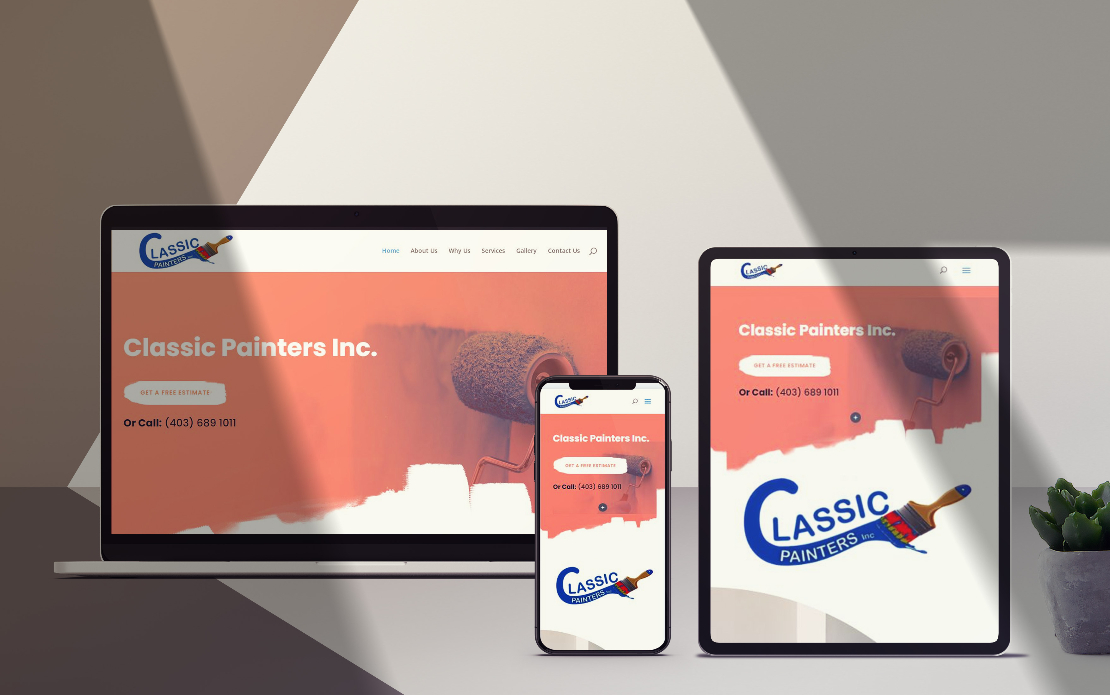 Classic Painters Inc. - Web Development
