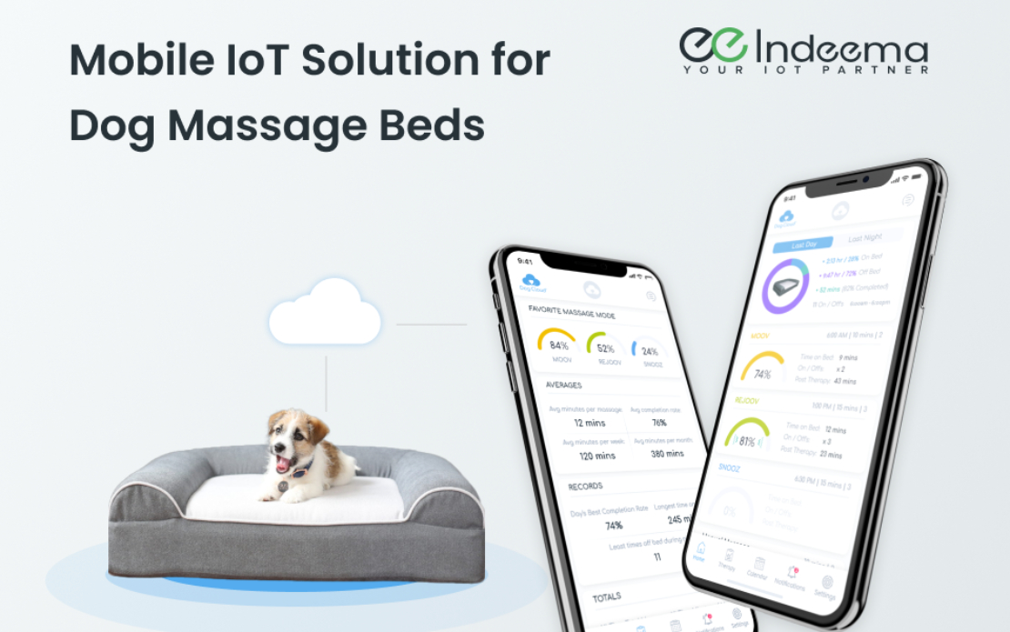 Mobile IoT Solution for  Dog Massage Beds 