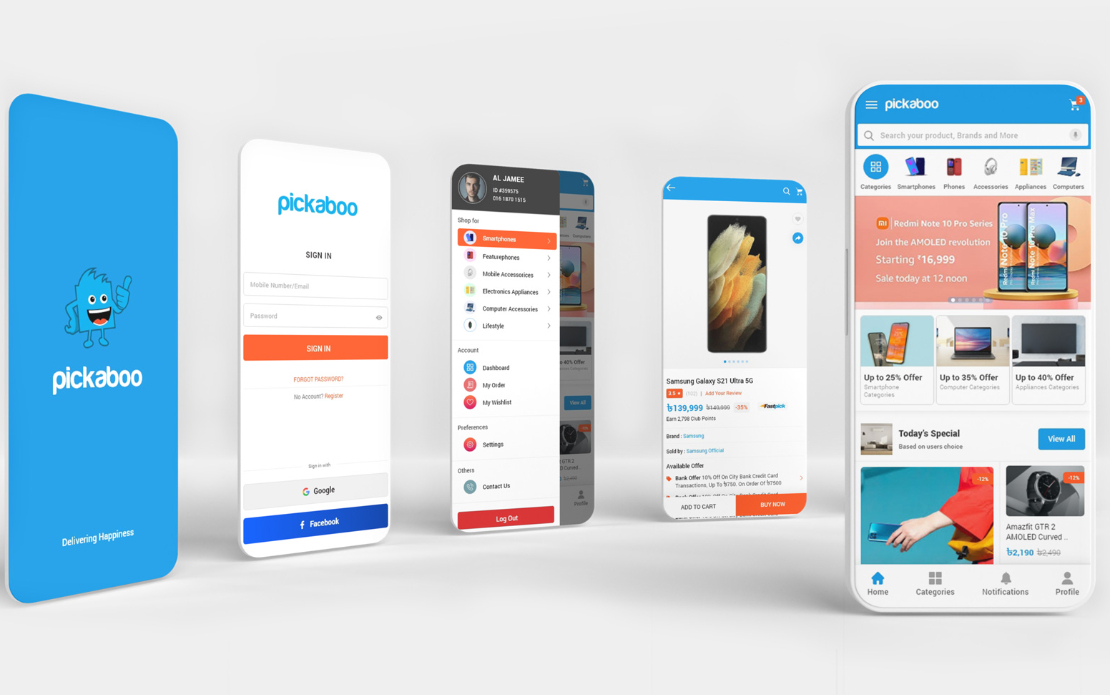 Pickaboo E-commerce App
