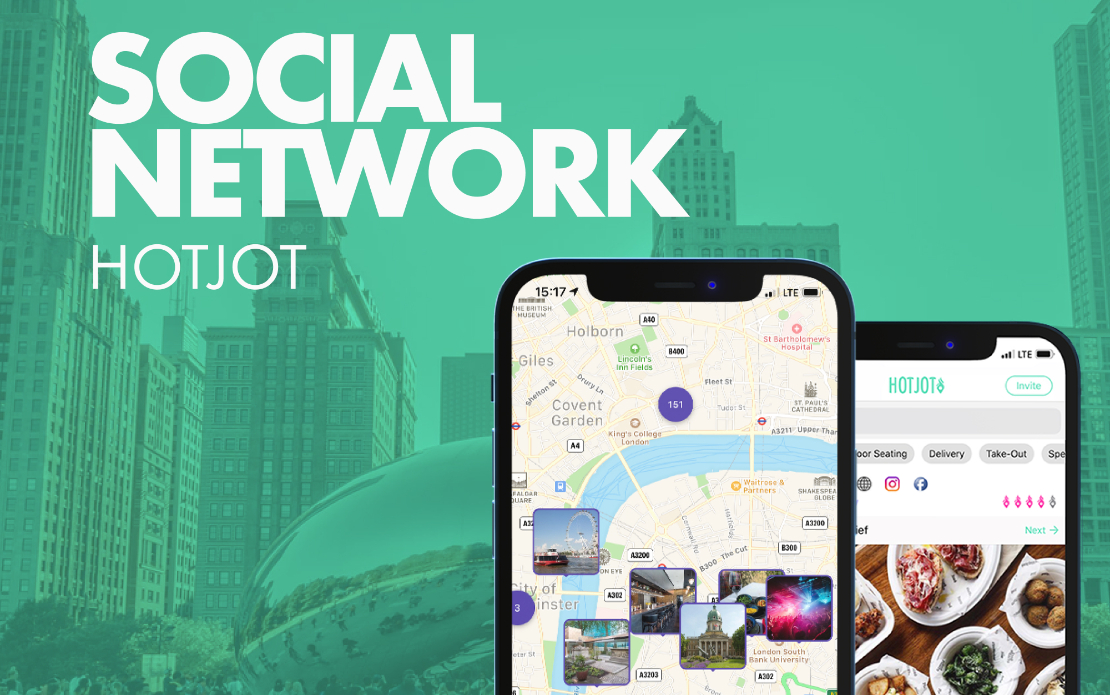 HotJot — a geolocation-based social network