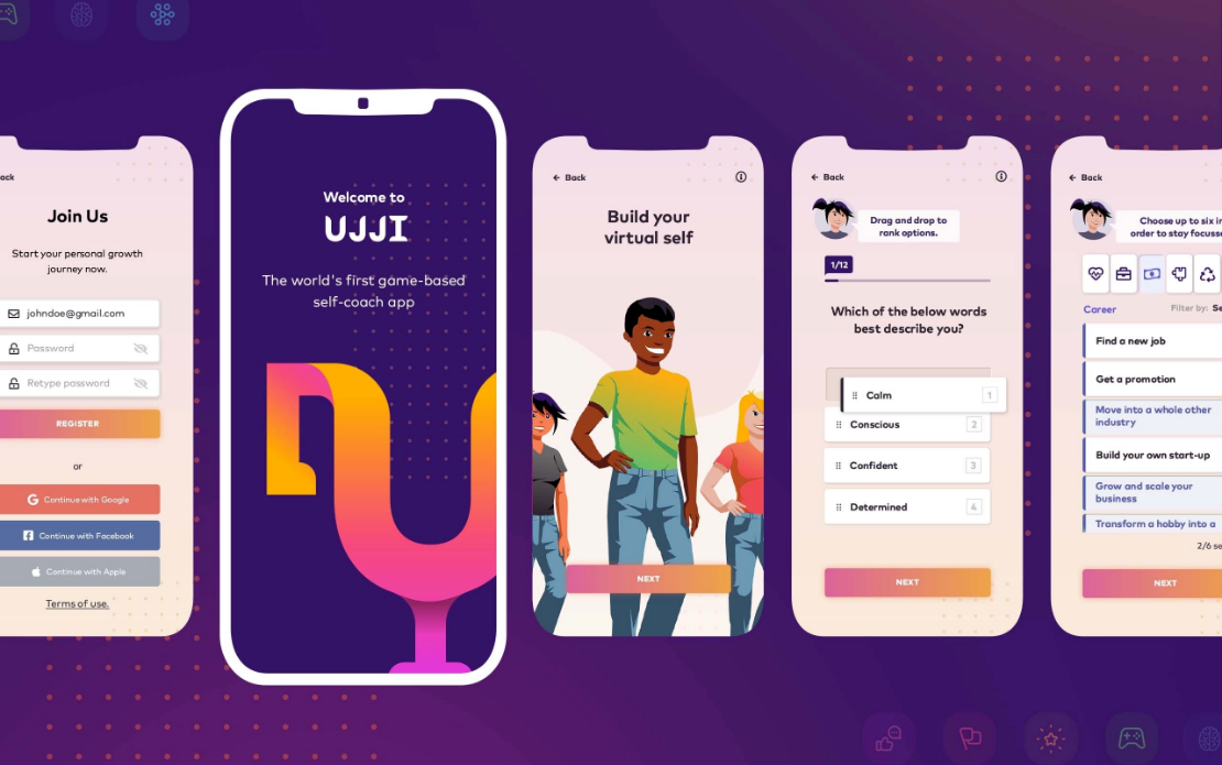 UJJI - World's First Self-Coach Mobile App