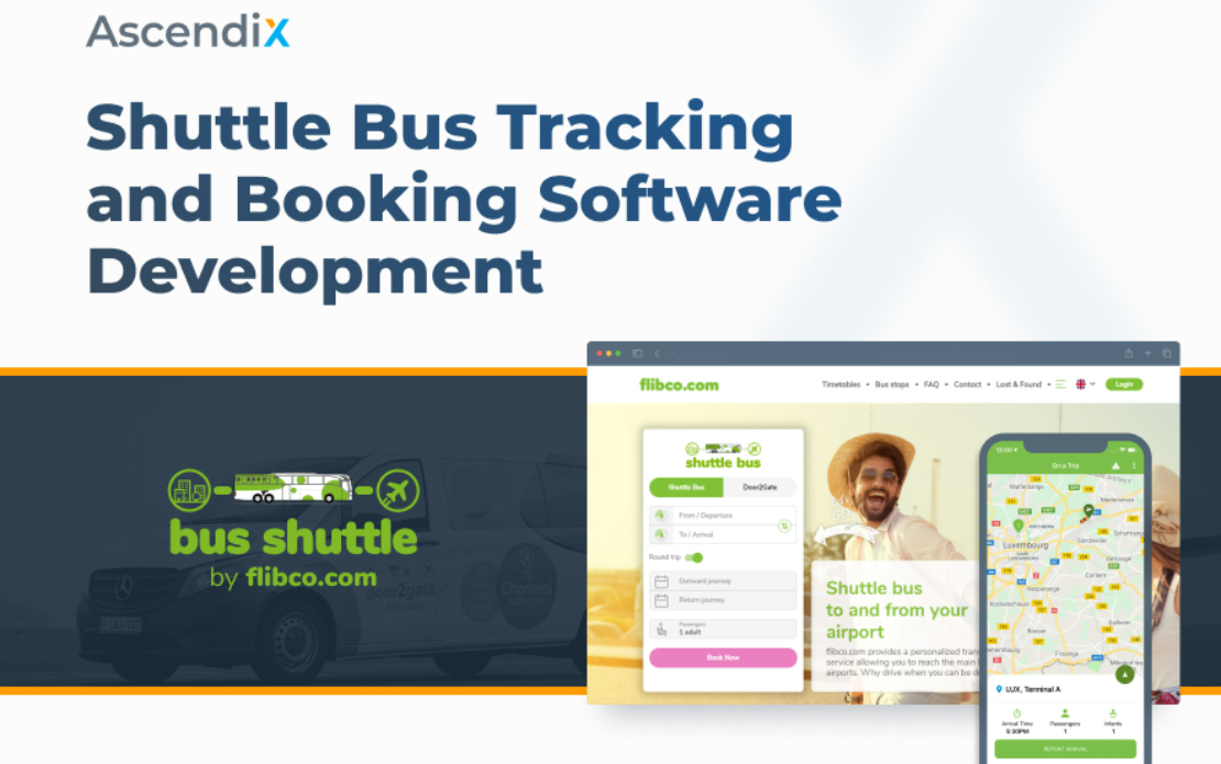 Shuttle bus tracking and booking software development