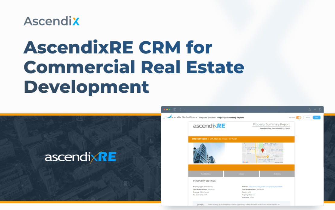 AscendixRe CRM for Commercial Real Estate Development