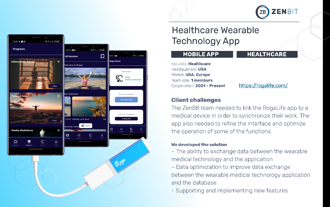 Healthcare Wearable Technology App